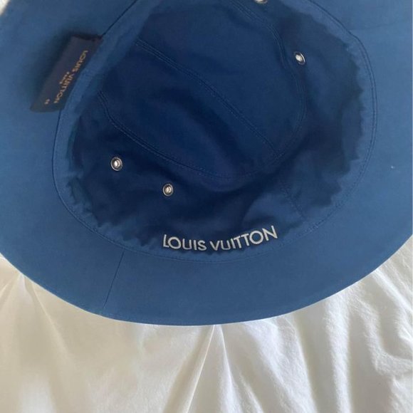 Louis Vuitton Reversible denim monogram bucket hat Authentic - Picture 11 of 12